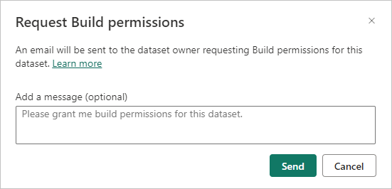 Screenshot of the default Build permission request dialog.