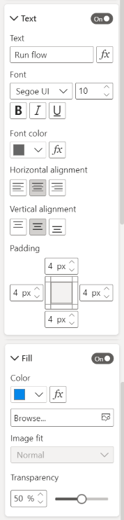 Screenshot shows Format the flow.