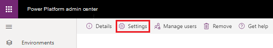 Data gateway settings tab.