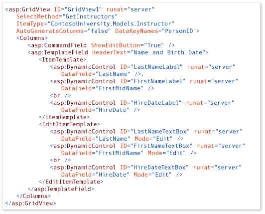 DynamicControl sample code