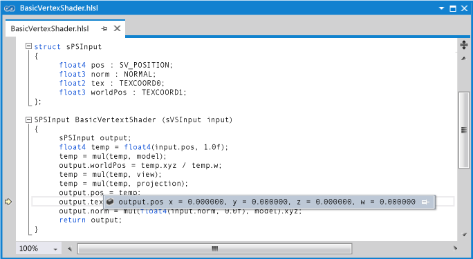 Значение "output.pos" было обнулено